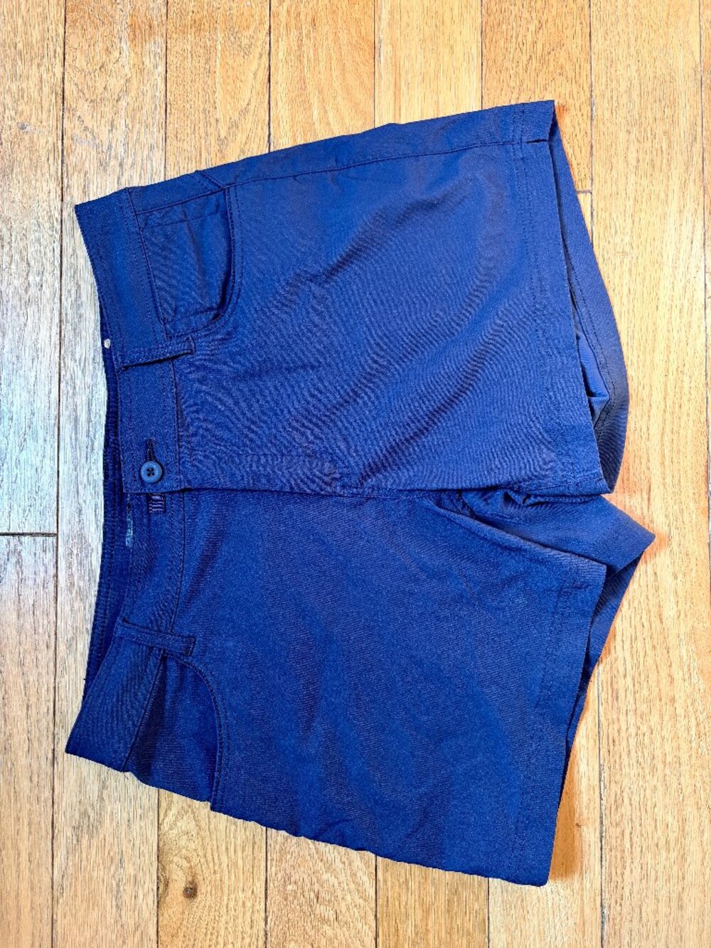 prAna Halle Shorts Women's Size 12 Navy Blue Outdoor Hiking